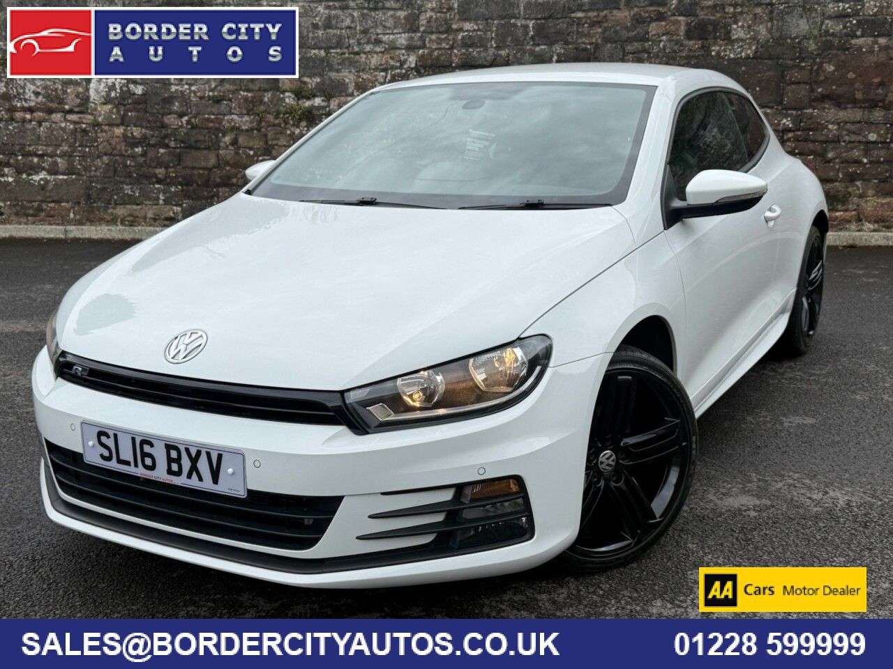 A 2016 VOLKSWAGEN SCIROCCO 2.0 TDI BlueMotion Tech R-Line Hatchback 3dr Diesel Manual Euro 6 (s/s) (15 A 2016 VOLKSWAGEN SCIROCCO 2.0 TDI BlueMotion Tech R-Line Hatchback 3dr Diesel Manual Euro 6 (s/s) (15
