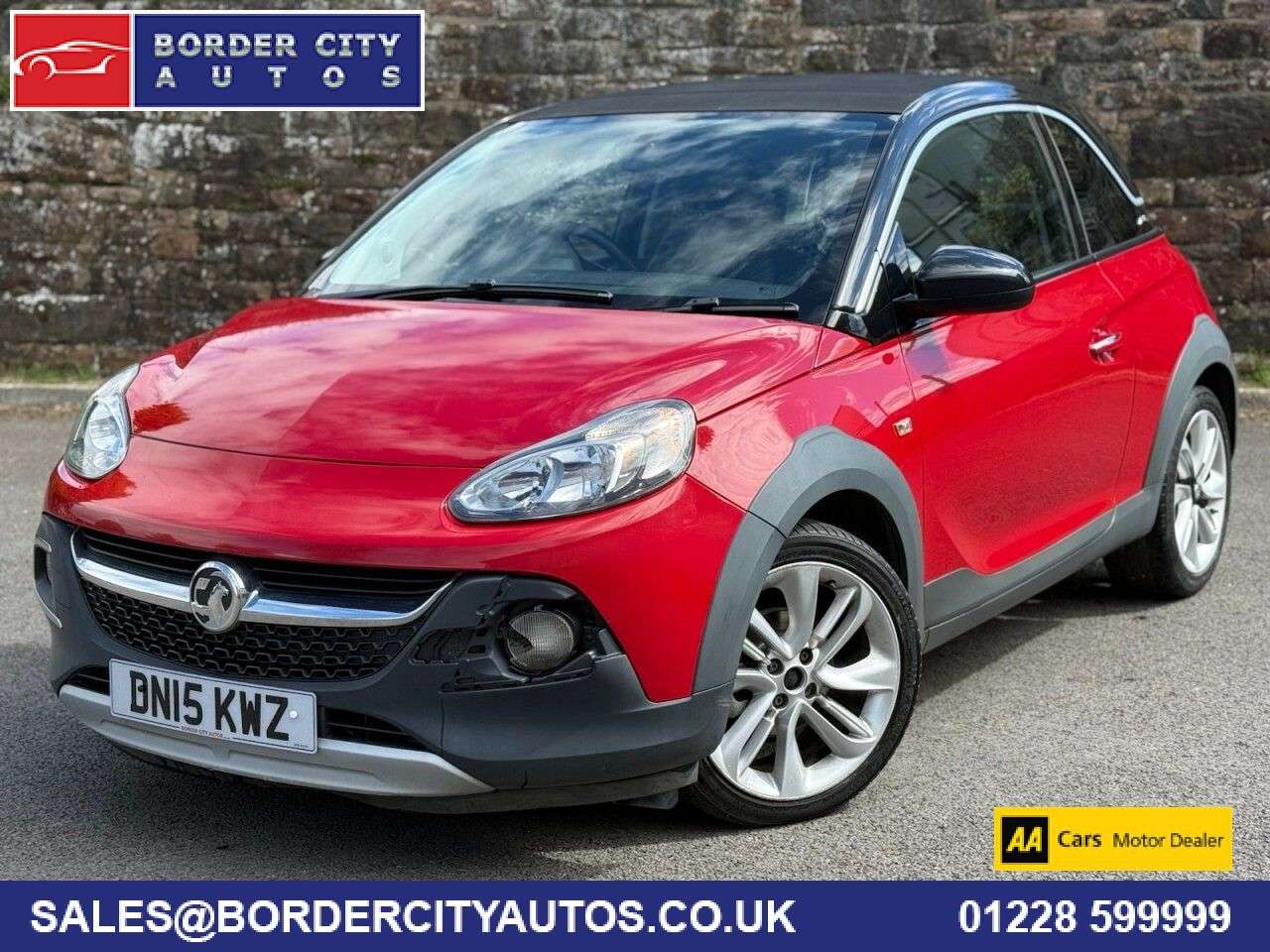 A 2015 VAUXHALL ADAM 1.2 16v ROCKS AIR Hatchback 3dr Petrol Manual Euro 5 (70 ps) A 2015 VAUXHALL ADAM 1.2 16v ROCKS AIR Hatchback 3dr Petrol Manual Euro 5 (70 ps)