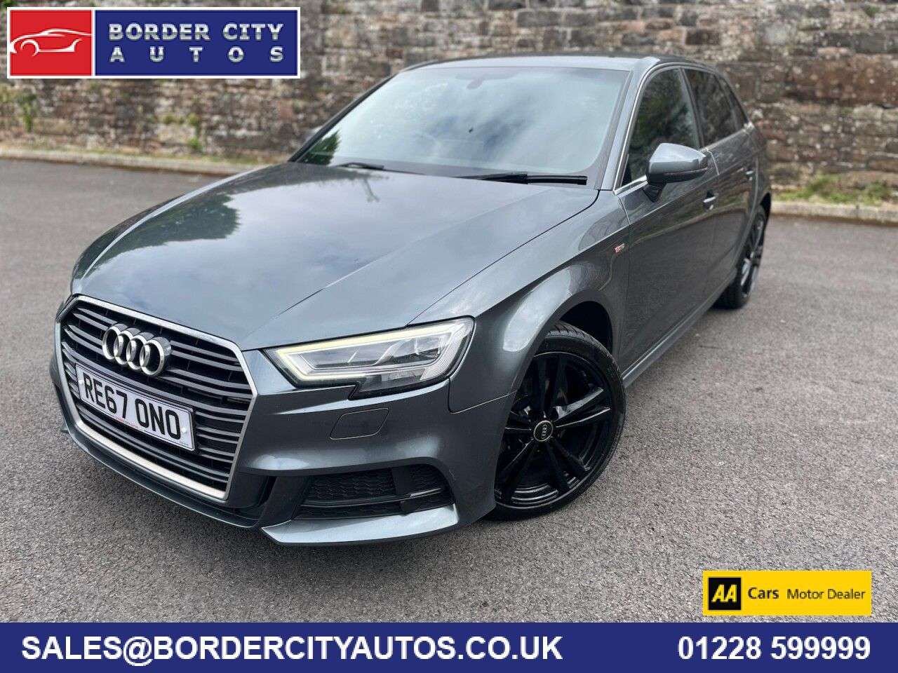 A 2017 AUDI A3 1.6 TDI S line Sportback 5dr Diesel Manual Euro 6 (s/s) (110 ps) A 2017 AUDI A3 1.6 TDI S line Sportback 5dr Diesel Manual Euro 6 (s/s) (110 ps)
