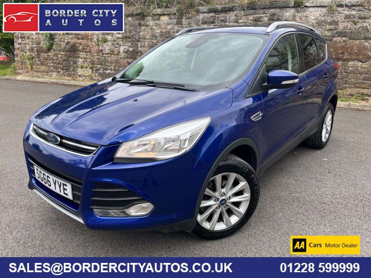 A 2016 FORD KUGA 1.5T EcoBoost Titanium SUV 5dr Petrol Manual 2WD Euro 6 (s/s) (150 ps) A 2016 FORD KUGA 1.5T EcoBoost Titanium SUV 5dr Petrol Manual 2WD Euro 6 (s/s) (150 ps)