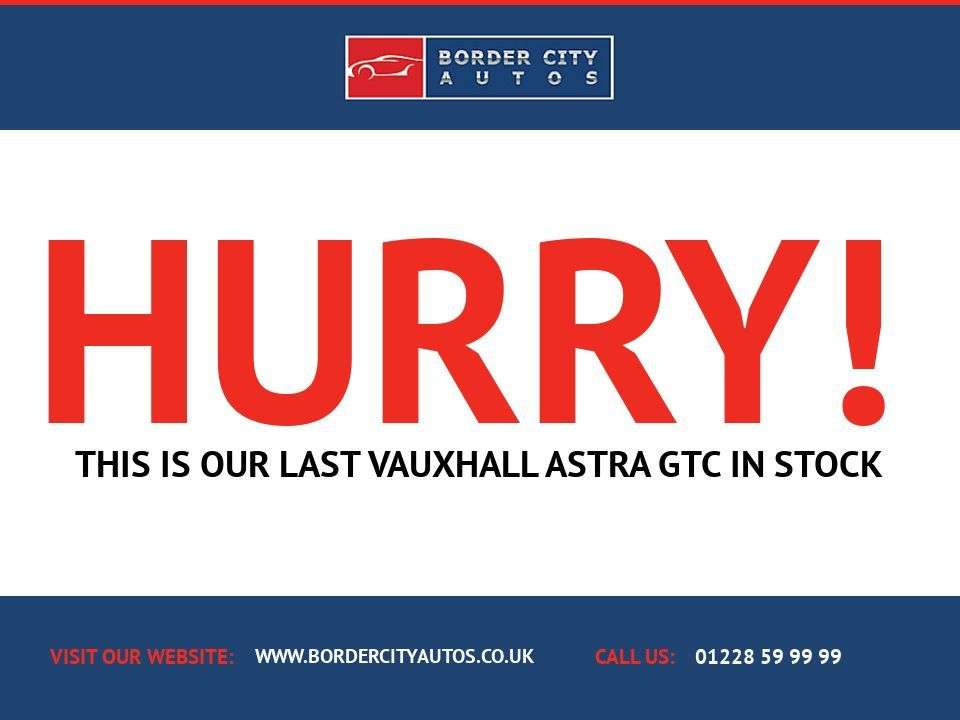 2014 VAUXHALL ASTRA GTC 2014 VAUXHALL ASTRA GTC
