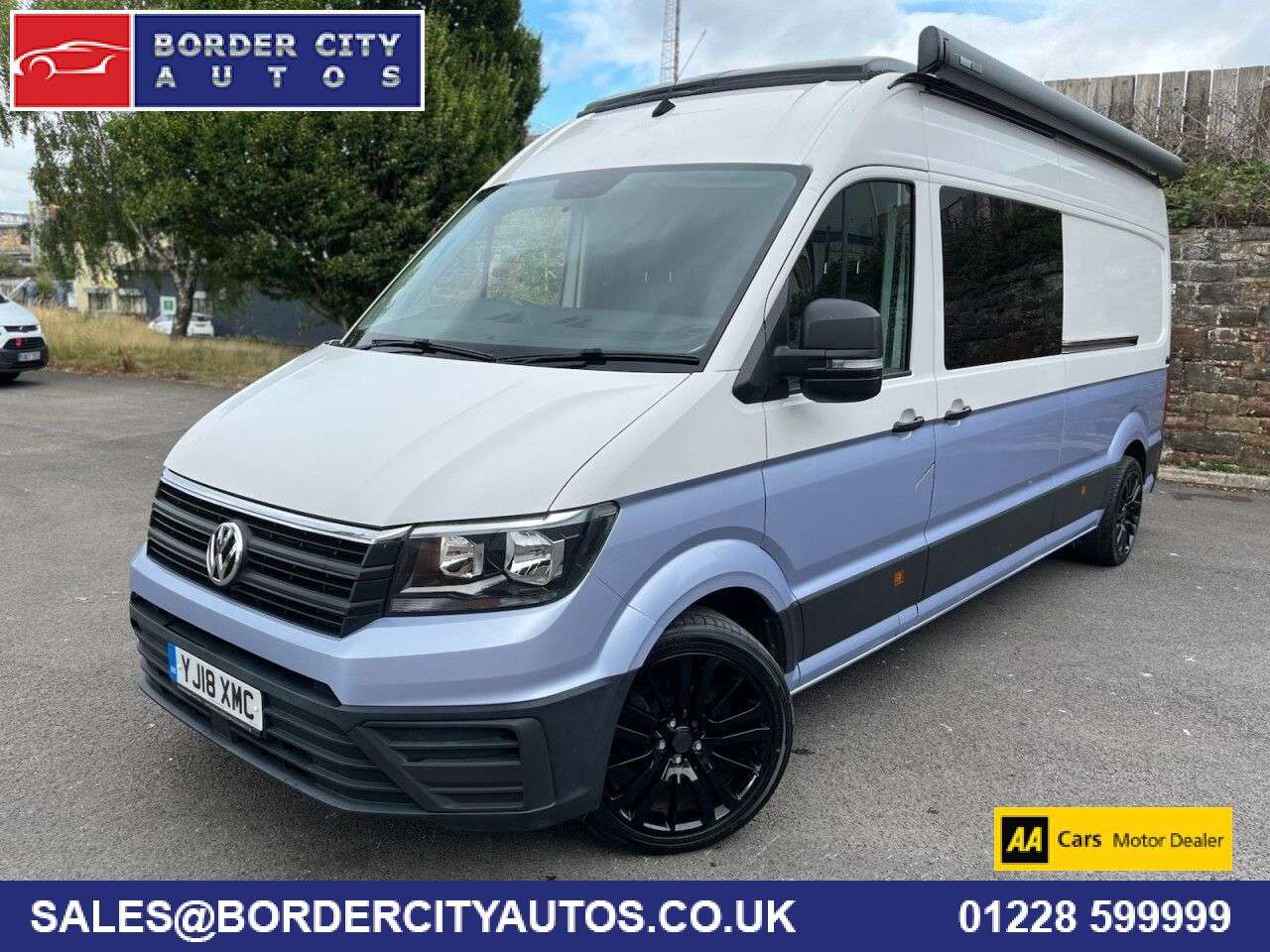 A 2018 VOLKSWAGEN CRAFTER 2.0 TDI CR35 BlueMotion Tech Startline camper Van 5dr Diesel Manual FWD LWB A 2018 VOLKSWAGEN CRAFTER 2.0 TDI CR35 BlueMotion Tech Startline camper Van 5dr Diesel Manual FWD LWB