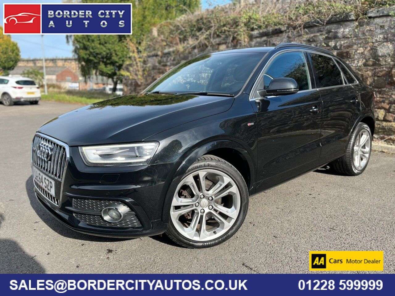 A 2014 AUDI Q3 2.0 TDI S line Plus SUV 5dr Diesel Manual quattro Euro 5 (s/s) (177 ps) A 2014 AUDI Q3 2.0 TDI S line Plus SUV 5dr Diesel Manual quattro Euro 5 (s/s) (177 ps)