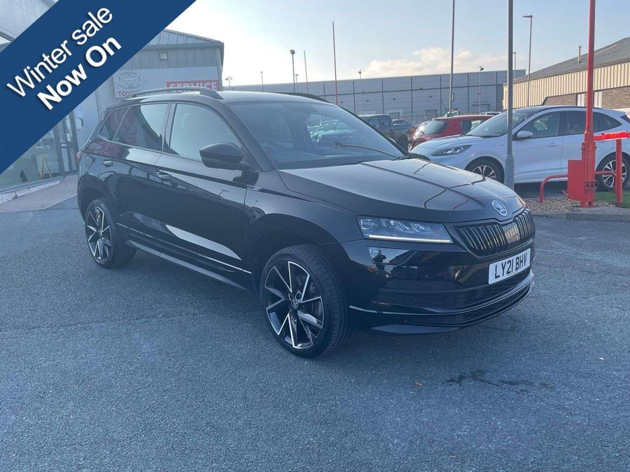 A 2021 SKODA KAROQ 1.5 TSI ACT SportLine SUV 5dr Petrol DSG Euro 6 (s/s) (150 ps) A 2021 SKODA KAROQ 1.5 TSI ACT SportLine SUV 5dr Petrol DSG Euro 6 (s/s) (150 ps)
