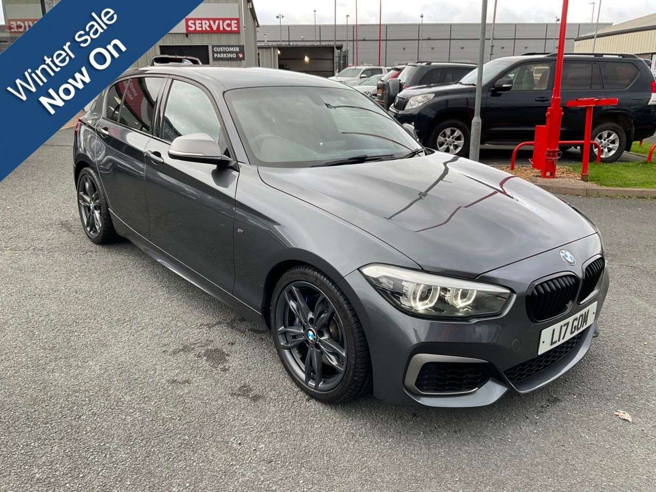 A 2019 BMW 1 SERIES 3.0 M140i GPF Shadow Edition Hatchback 5dr Petrol Auto Euro 6 (s/s) (340 ps A 2019 BMW 1 SERIES 3.0 M140i GPF Shadow Edition Hatchback 5dr Petrol Auto Euro 6 (s/s) (340 ps