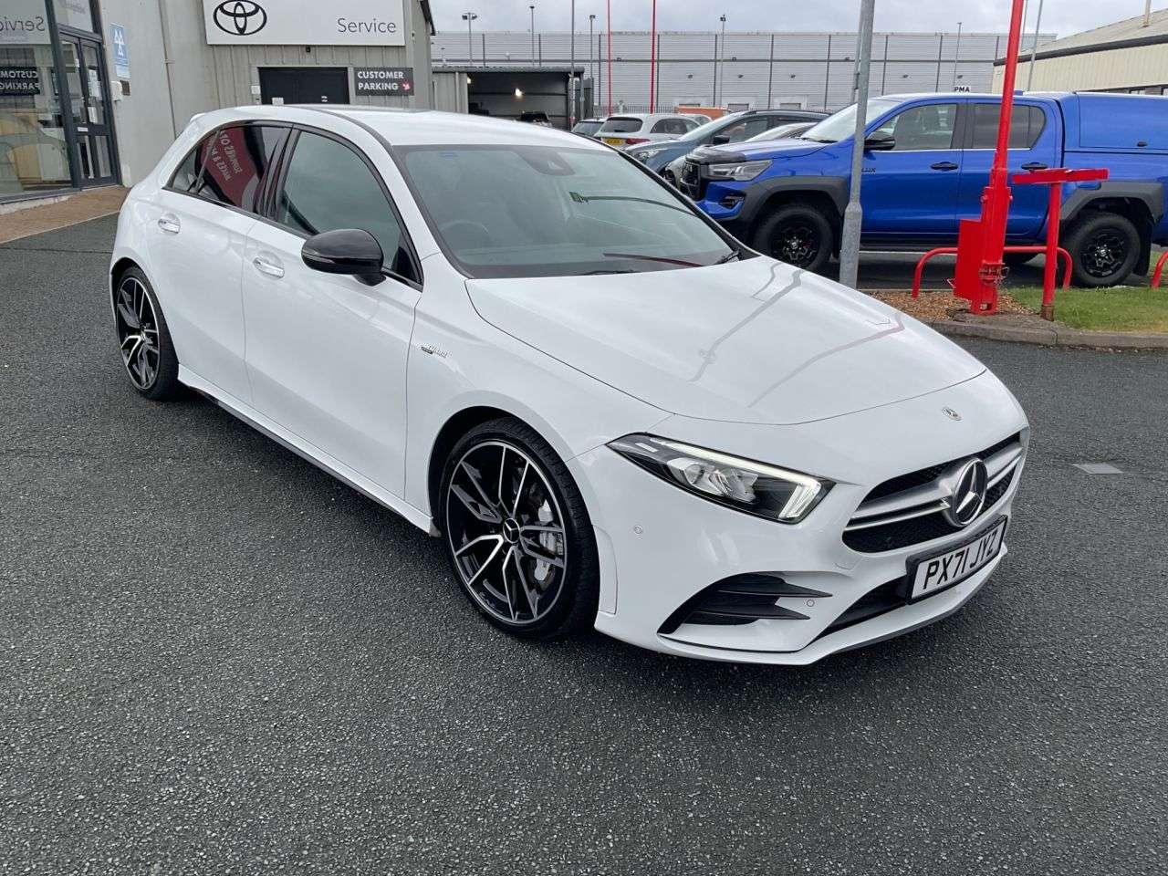 A 2021 MERCEDES-BENZ A-CLASS 2.0 A35 AMG Edition (Premium) Hatchback 5dr Petrol 7G-DCT 4MATIC Euro 6 (s/ A 2021 MERCEDES-BENZ A-CLASS 2.0 A35 AMG Edition (Premium) Hatchback 5dr Petrol 7G-DCT 4MATIC Euro 6 (s/