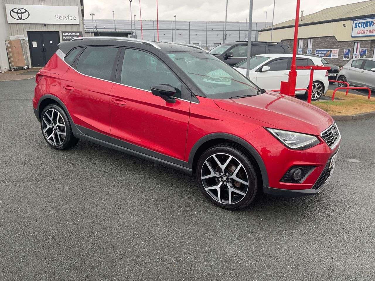 A 2018 SEAT ARONA 1.0 TSI GPF FR Sport SUV 5dr Petrol Manual Euro 6 (s/s) (115 ps) A 2018 SEAT ARONA 1.0 TSI GPF FR Sport SUV 5dr Petrol Manual Euro 6 (s/s) (115 ps)