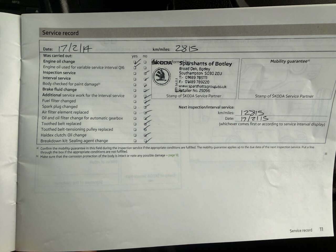 2013 SKODA FABIA 2013 SKODA FABIA