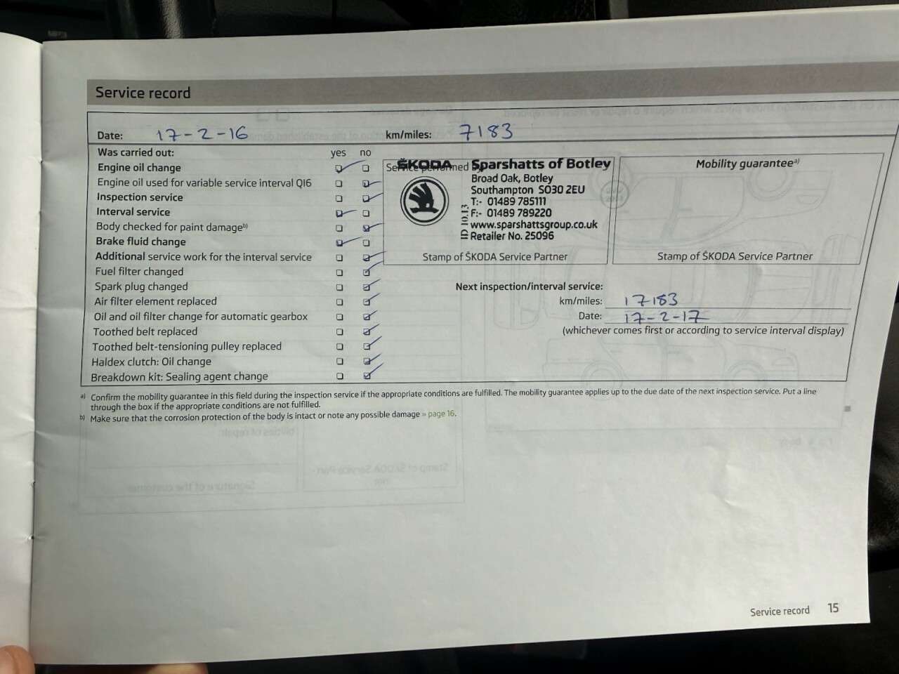 2013 SKODA FABIA 2013 SKODA FABIA