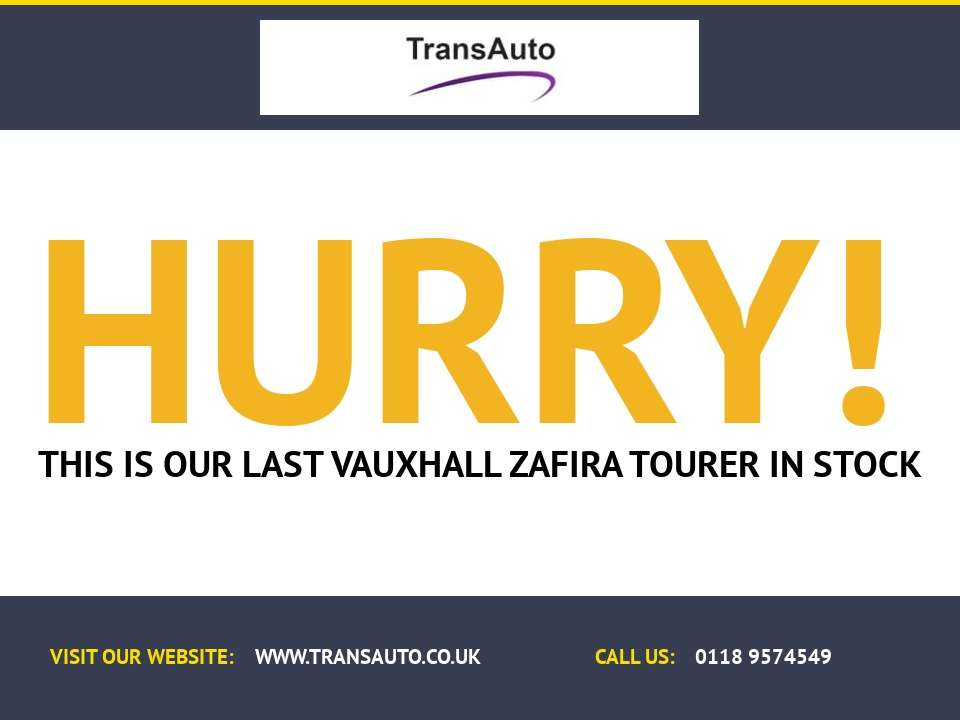 2016 VAUXHALL ZAFIRA TOURER 2016 VAUXHALL ZAFIRA TOURER
