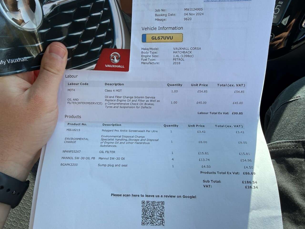 2018 VAUXHALL CORSA 2018 VAUXHALL CORSA