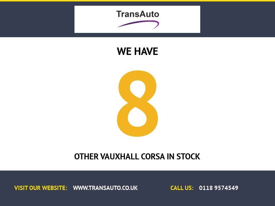 2018 VAUXHALL CORSA 2018 VAUXHALL CORSA