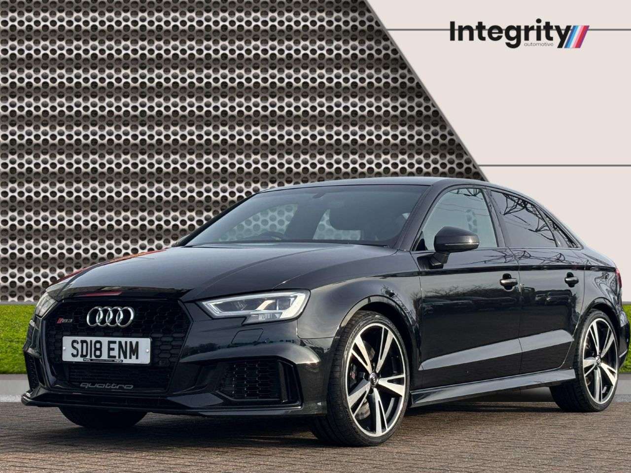 A 2018 AUDI RS3 2.5 TFSI Saloon 4dr Petrol S Tronic quattro Euro 6 (s/s) (400 ps) Comfort & A 2018 AUDI RS3 2.5 TFSI Saloon 4dr Petrol S Tronic quattro Euro 6 (s/s) (400 ps) Comfort &