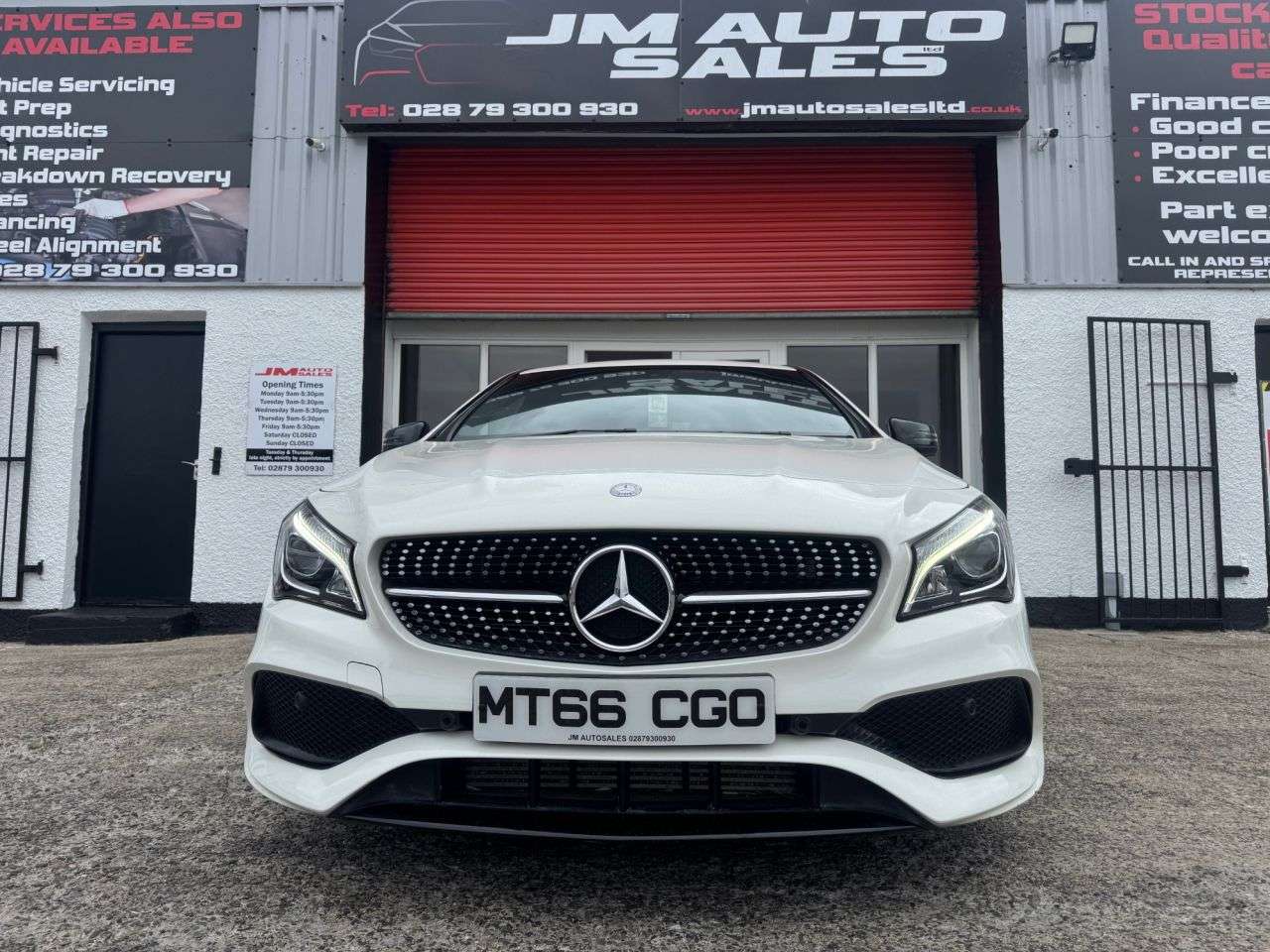 A 2016 MERCEDES-BENZ CLA 2.1 CLA200d AMG Line Coupe 4dr Diesel Manual Euro 6 (s/s) (136 ps) A 2016 MERCEDES-BENZ CLA 2.1 CLA200d AMG Line Coupe 4dr Diesel Manual Euro 6 (s/s) (136 ps)