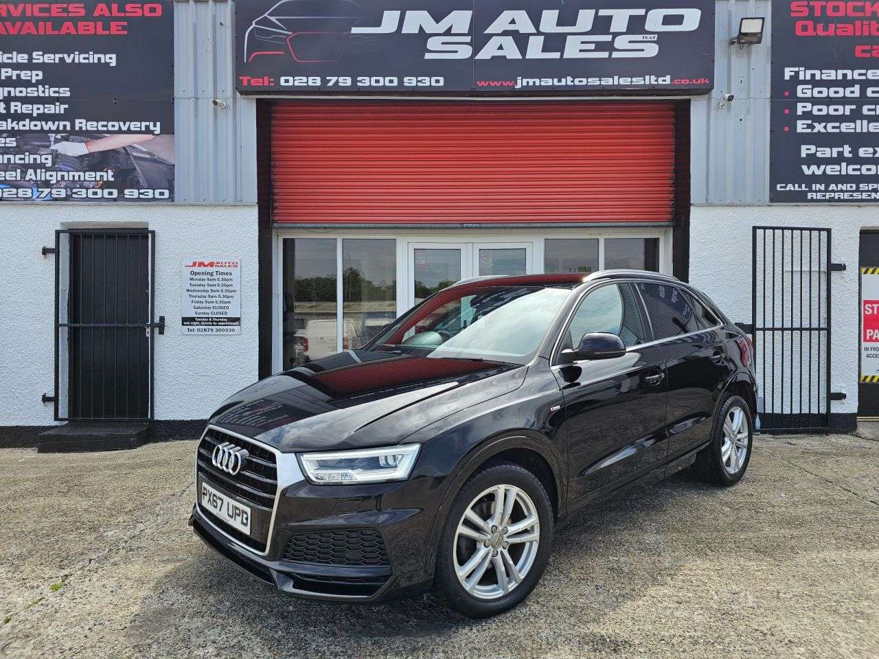 A 2017 AUDI Q3 2.0 TDI S line Edition SUV 5dr Diesel Manual Euro 6 (s/s) (150 ps) A 2017 AUDI Q3 2.0 TDI S line Edition SUV 5dr Diesel Manual Euro 6 (s/s) (150 ps)
