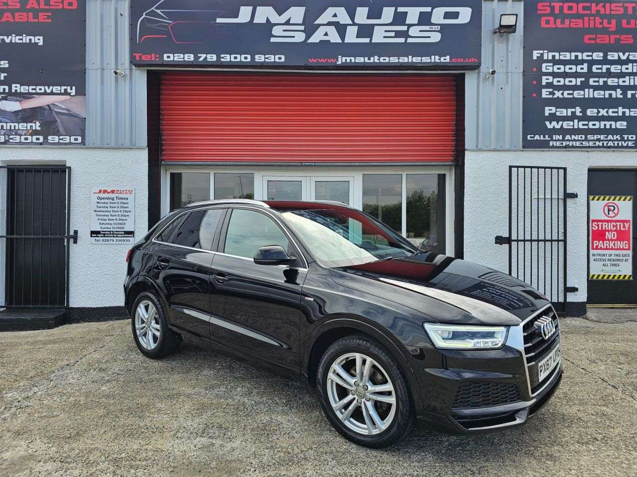 A 2017 AUDI Q3 2.0 TDI S line Edition SUV 5dr Diesel Manual Euro 6 (s/s) (150 ps) A 2017 AUDI Q3 2.0 TDI S line Edition SUV 5dr Diesel Manual Euro 6 (s/s) (150 ps)