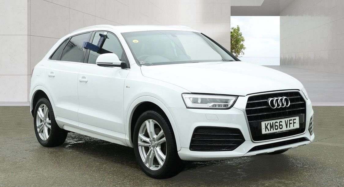 A 2016 AUDI Q3 2.0 TDI S line SUV 5dr Diesel Manual Euro 6 (s/s) (Nav) (150 ps) A 2016 AUDI Q3 2.0 TDI S line SUV 5dr Diesel Manual Euro 6 (s/s) (Nav) (150 ps)