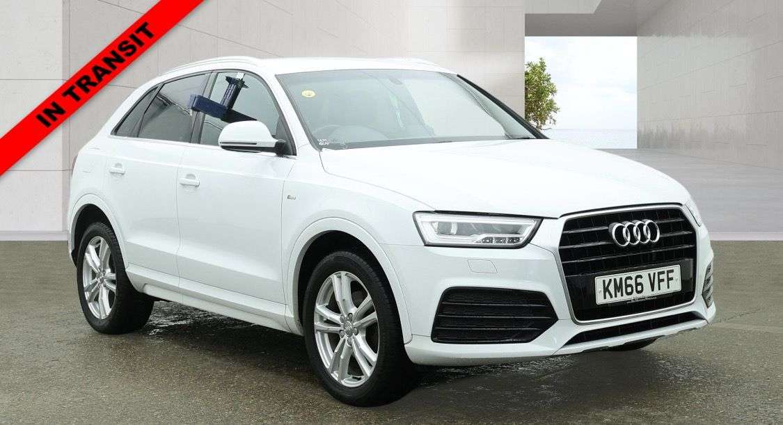 A 2016 AUDI Q3 2.0 TDI S line SUV 5dr Diesel Manual Euro 6 (s/s) (Nav) (150 ps) A 2016 AUDI Q3 2.0 TDI S line SUV 5dr Diesel Manual Euro 6 (s/s) (Nav) (150 ps)