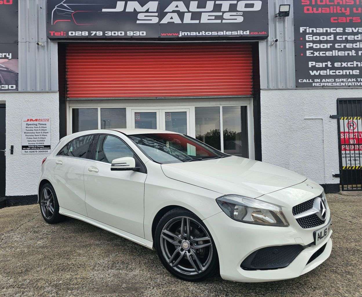 A 2016 MERCEDES-BENZ A CLASS 1.5 A180d AMG Line Hatchback 5dr Diesel Manual Euro 6 (s/s) (109 ps) A 2016 MERCEDES-BENZ A CLASS 1.5 A180d AMG Line Hatchback 5dr Diesel Manual Euro 6 (s/s) (109 ps)