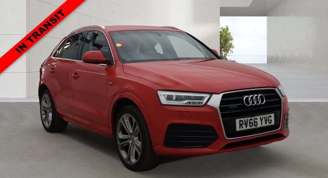 A 2016 AUDI Q3 2.0 TDI S line Plus SUV 5dr Diesel Manual quattro Euro 6 (s/s) (184 ps) A 2016 AUDI Q3 2.0 TDI S line Plus SUV 5dr Diesel Manual quattro Euro 6 (s/s) (184 ps)