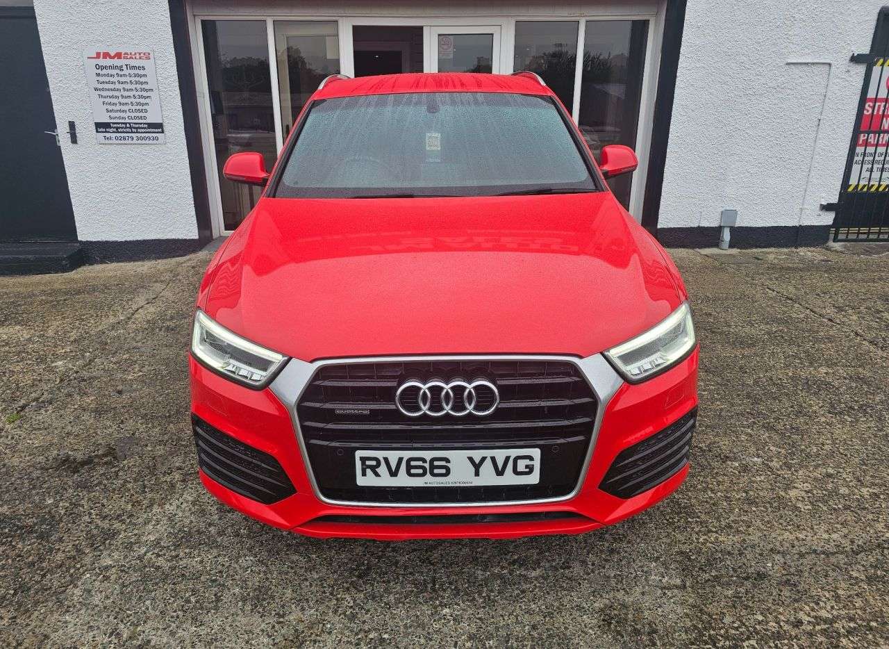 A 2016 AUDI Q3 2.0 TDI S line Plus SUV 5dr Diesel Manual quattro Euro 6 (s/s) (184 ps) A 2016 AUDI Q3 2.0 TDI S line Plus SUV 5dr Diesel Manual quattro Euro 6 (s/s) (184 ps)