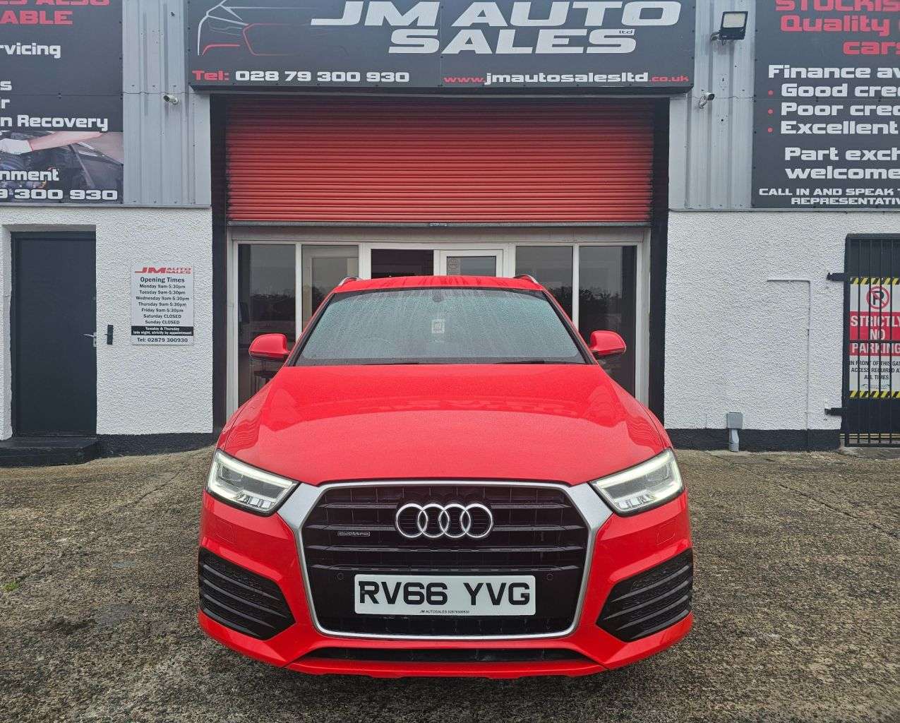 A 2016 AUDI Q3 2.0 TDI S line Plus SUV 5dr Diesel Manual quattro Euro 6 (s/s) (184 ps) A 2016 AUDI Q3 2.0 TDI S line Plus SUV 5dr Diesel Manual quattro Euro 6 (s/s) (184 ps)