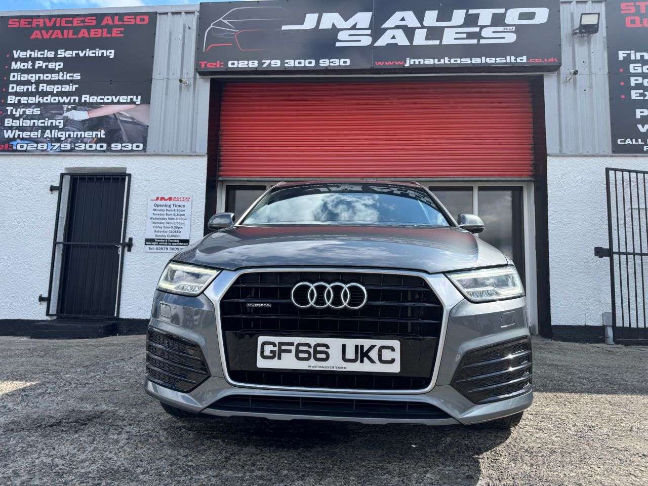A 2016 AUDI Q3 2.0 TDI S line Plus SUV 5dr Diesel S Tronic quattro Euro 6 (s/s) (184 ps) A 2016 AUDI Q3 2.0 TDI S line Plus SUV 5dr Diesel S Tronic quattro Euro 6 (s/s) (184 ps)