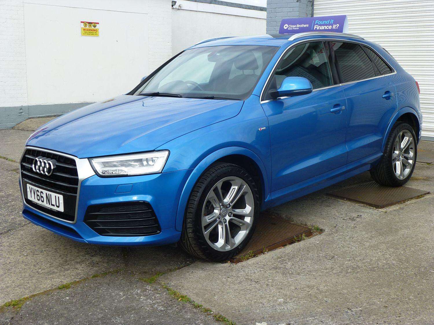 A 2016 AUDI Q3 2.0 TDI QUATTRO 150 BHP EURO 6 ULEZ COMPLIANT S LINE PlUS EDITION 7 SPD S-TRONIC SUV A 2016 AUDI Q3 2.0 TDI QUATTRO 150 BHP EURO 6 ULEZ COMPLIANT S LINE PlUS EDITION 7 SPD S-TRONIC SUV