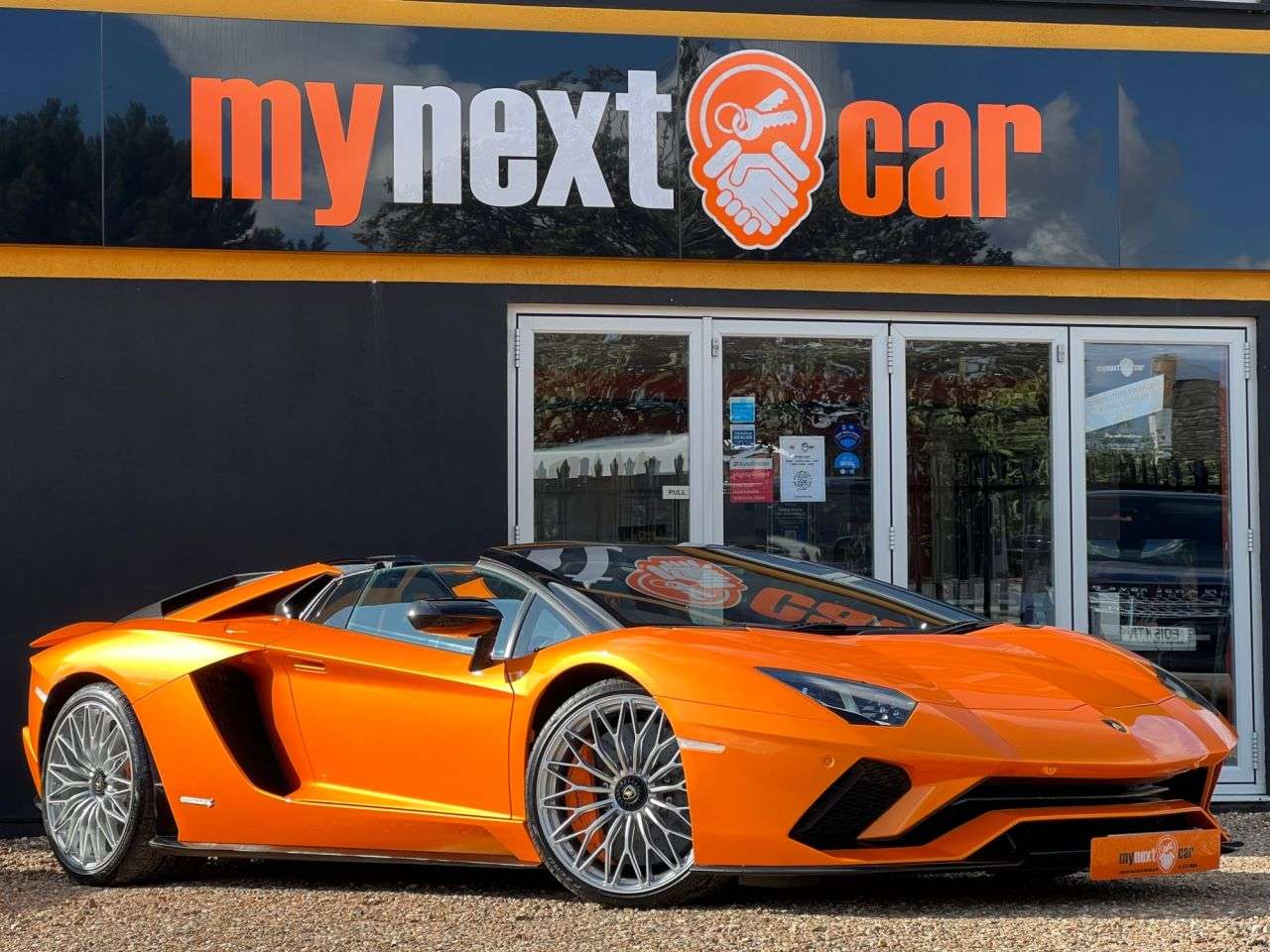 A 2019 LAMBORGHINI AVENTADOR S 6.5 V12 LP 740-4 S Roadster ISR 4WD Euro 6 2dr ARCANCIO ATLAS/ STYLE PACK/ A 2019 LAMBORGHINI AVENTADOR S 6.5 V12 LP 740-4 S Roadster ISR 4WD Euro 6 2dr ARCANCIO ATLAS/ STYLE PACK/