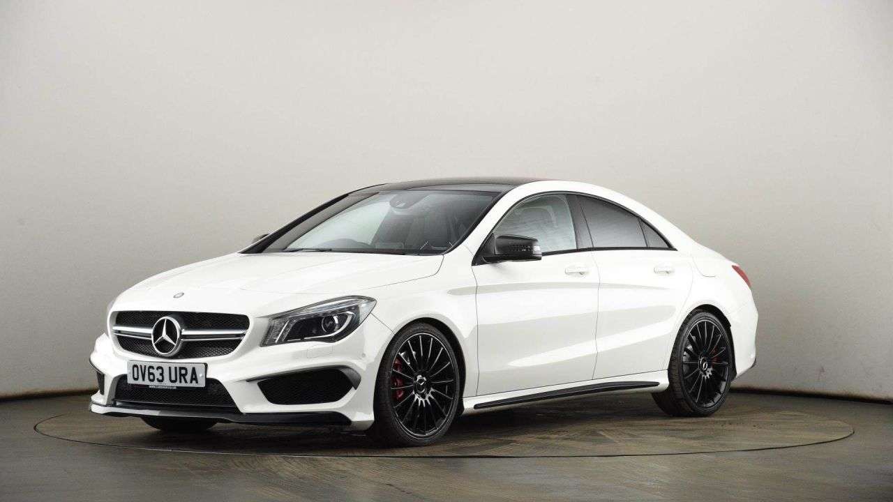 A 2013 MERCEDES-BENZ CLA 2.0 CLA45 AMG Coupe 4dr Petrol 7G-DCT 4MATIC Euro 6 (s/s) (360 ps) AMG Excl A 2013 MERCEDES-BENZ CLA 2.0 CLA45 AMG Coupe 4dr Petrol 7G-DCT 4MATIC Euro 6 (s/s) (360 ps) AMG Excl