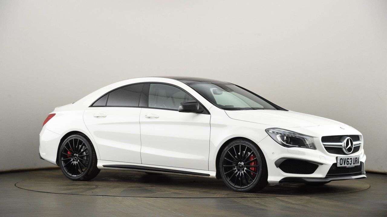 A 2013 MERCEDES-BENZ CLA 2.0 CLA45 AMG Coupe 4dr Petrol 7G-DCT 4MATIC Euro 6 (s/s) (360 ps) AMG Excl A 2013 MERCEDES-BENZ CLA 2.0 CLA45 AMG Coupe 4dr Petrol 7G-DCT 4MATIC Euro 6 (s/s) (360 ps) AMG Excl