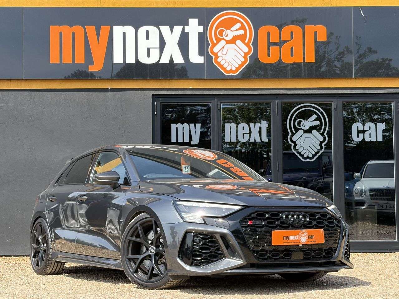 A 2022 AUDI RS3 2.5 TFSI Carbon Black Sportback 5dr Petrol S Tronic quattro Euro 6 (s/s) (4 A 2022 AUDI RS3 2.5 TFSI Carbon Black Sportback 5dr Petrol S Tronic quattro Euro 6 (s/s) (4