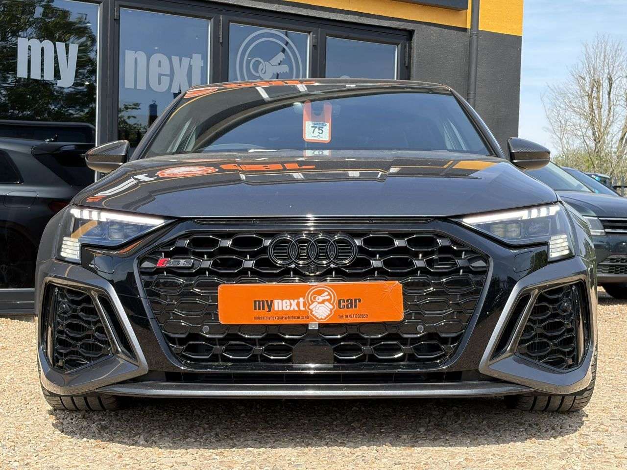 A 2022 AUDI RS3 2.5 TFSI Carbon Black Sportback 5dr Petrol S Tronic quattro Euro 6 (s/s) (4 A 2022 AUDI RS3 2.5 TFSI Carbon Black Sportback 5dr Petrol S Tronic quattro Euro 6 (s/s) (4