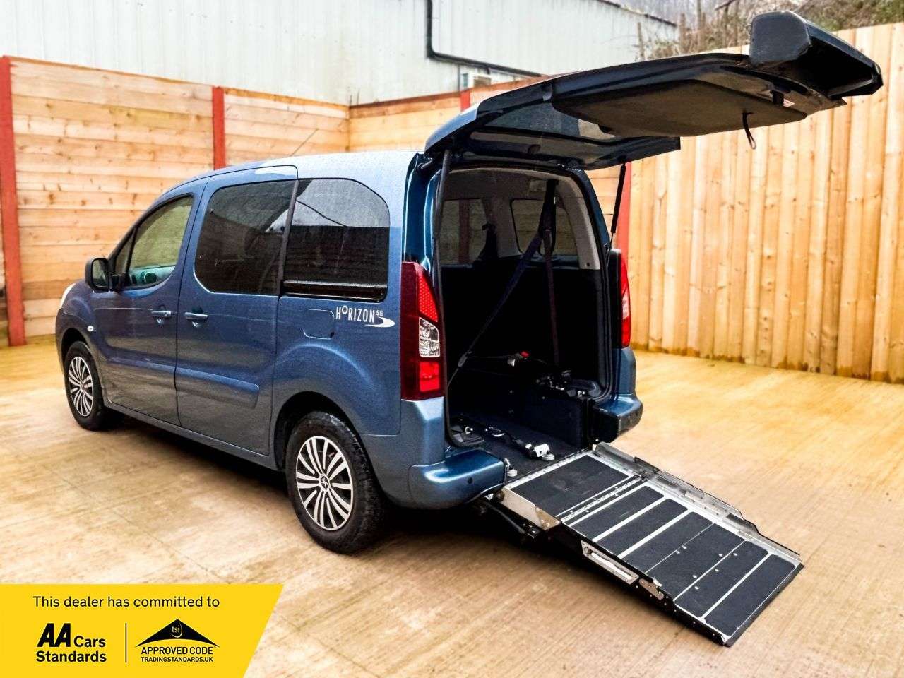 A 2015 PEUGEOT PARTNER TEPEE 3 Seat Wheelchair Accessible Vehicle with Access Ramp A 2015 PEUGEOT PARTNER TEPEE 3 Seat Wheelchair Accessible Vehicle with Access Ramp