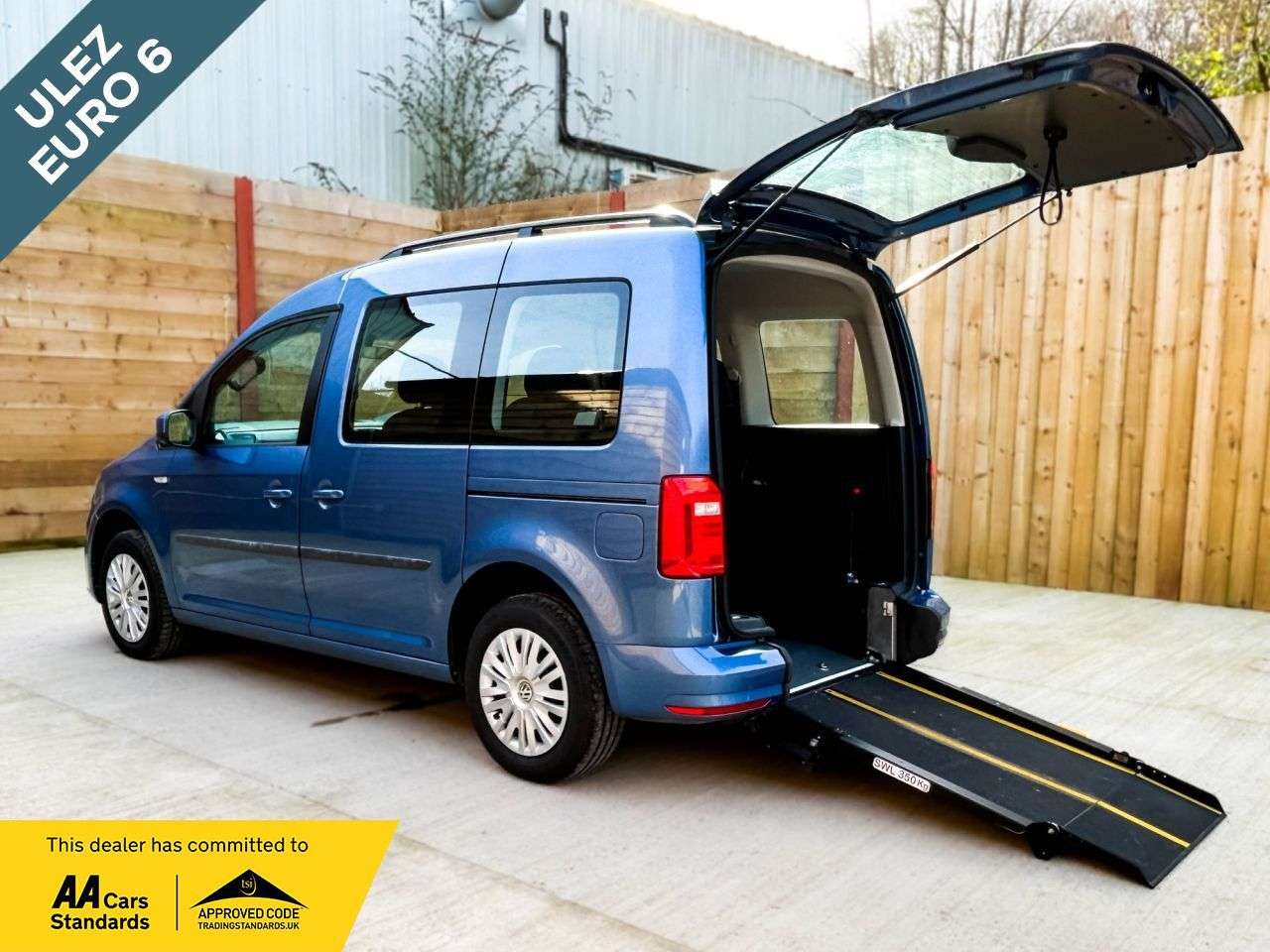 A 2017 VOLKSWAGEN CADDY LIFE 4 Seat Auto Wheelchair accessible Disabled Access Ramp Car A 2017 VOLKSWAGEN CADDY LIFE 4 Seat Auto Wheelchair accessible Disabled Access Ramp Car