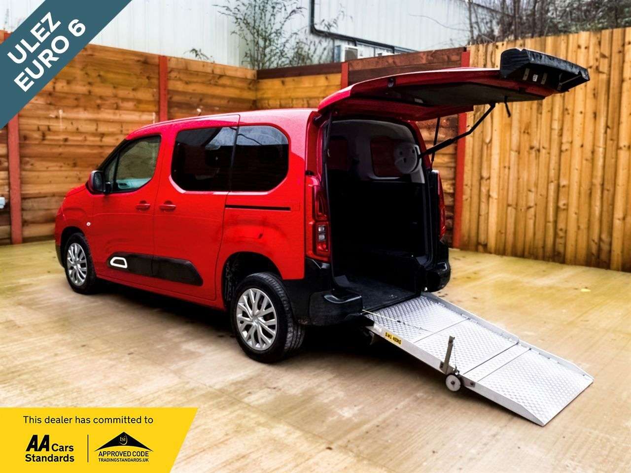 A 2019 CITROEN BERLINGO 3 Seat Auto Wheelchair Accessible Disabled Access With Power Ramp and Tailg A 2019 CITROEN BERLINGO 3 Seat Auto Wheelchair Accessible Disabled Access With Power Ramp and Tailg