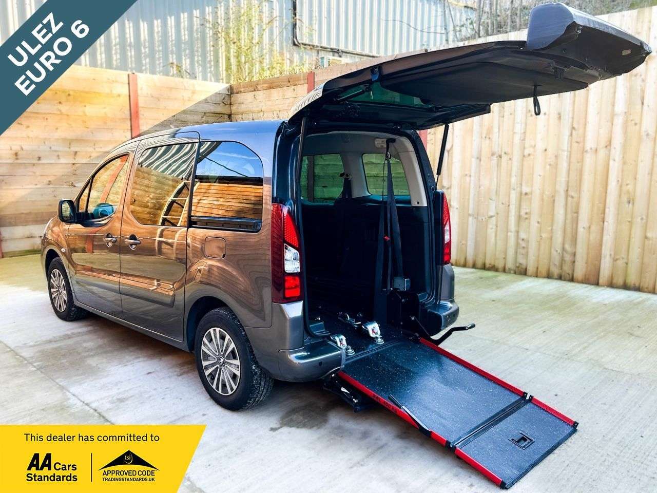 A 2017 PEUGEOT PARTNER TEPEE 3 Seat Wheelchair Accessible Disabled Access Ramp Car A 2017 PEUGEOT PARTNER TEPEE 3 Seat Wheelchair Accessible Disabled Access Ramp Car