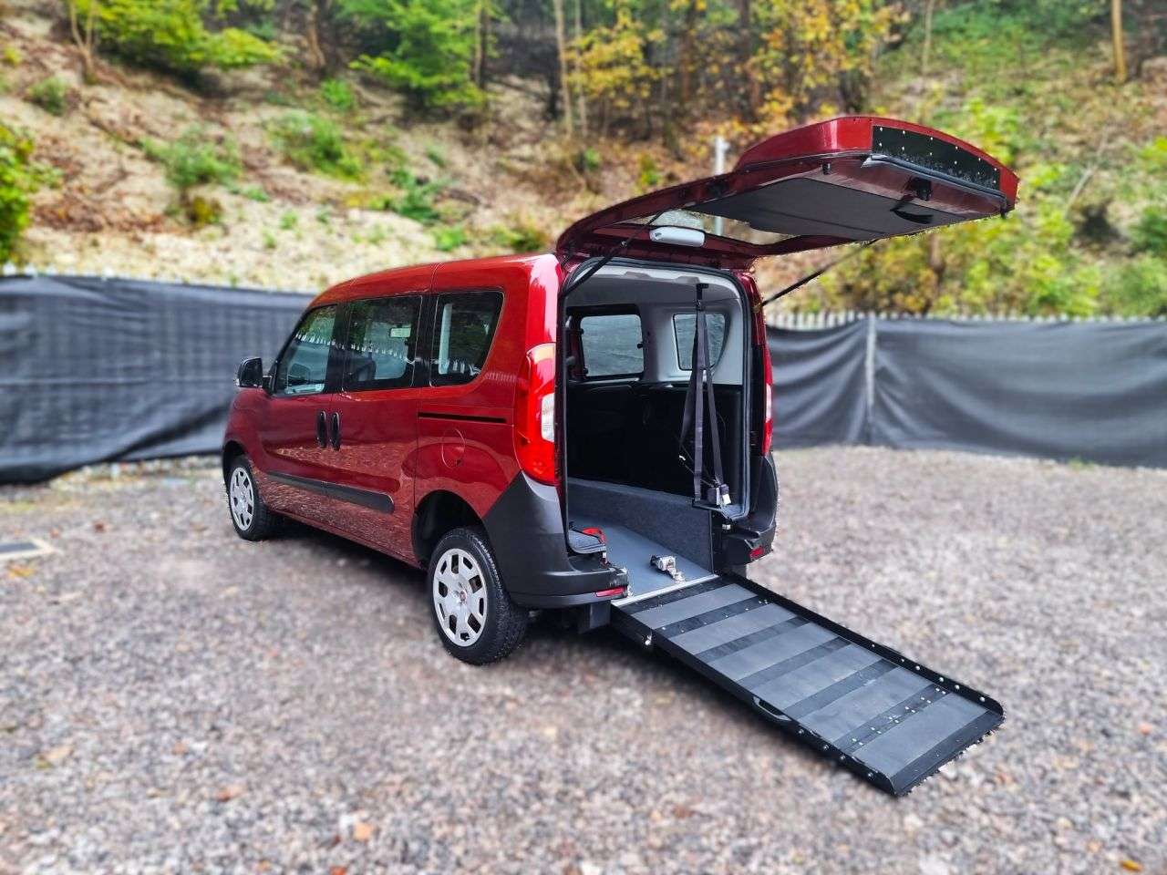A 2017 FIAT DOBLO 3 Seat Petrol Wheelchair Accessible Disabled Access Vehicle WAV A 2017 FIAT DOBLO 3 Seat Petrol Wheelchair Accessible Disabled Access Vehicle WAV