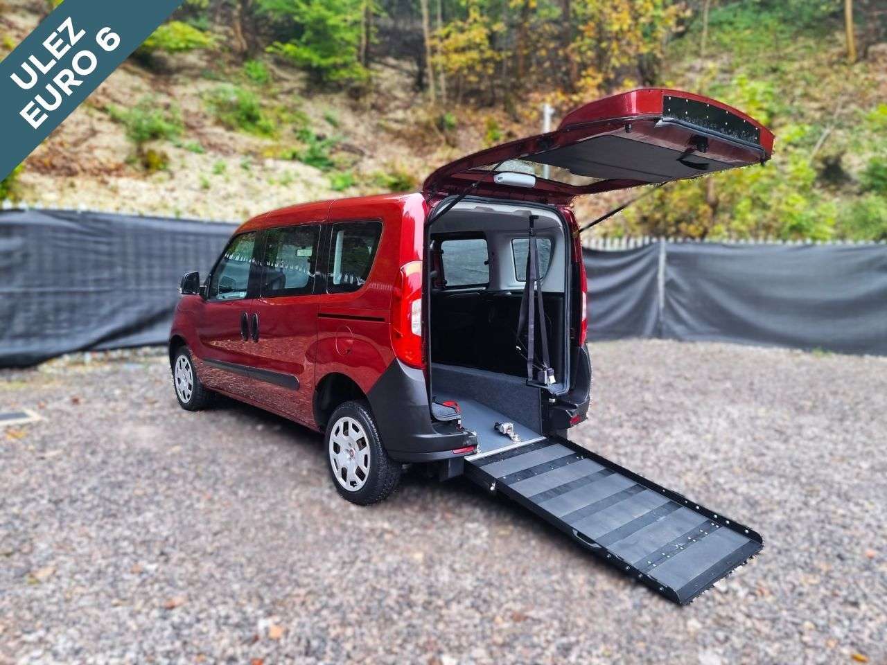 A 2017 FIAT DOBLO 3 Seat Petrol Wheelchair Accessible Disabled Access Vehicle WAV A 2017 FIAT DOBLO 3 Seat Petrol Wheelchair Accessible Disabled Access Vehicle WAV