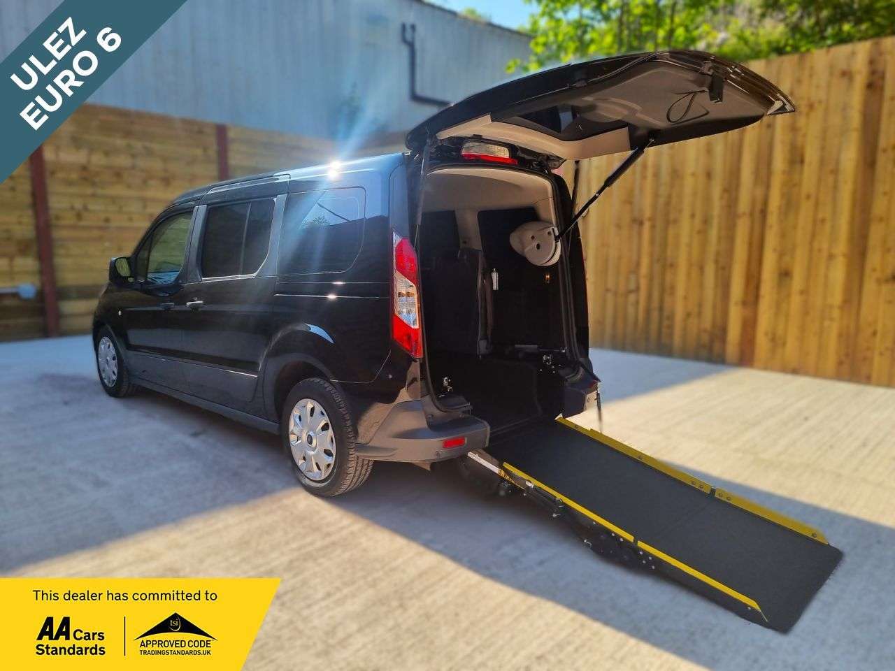 A 2019 FORD GRAND TOURNEO CONNECT Passenger Up Front or Drive From 4 Seat Wheelchair Accessible Vehicle A 2019 FORD GRAND TOURNEO CONNECT Passenger Up Front or Drive From 4 Seat Wheelchair Accessible Vehicle