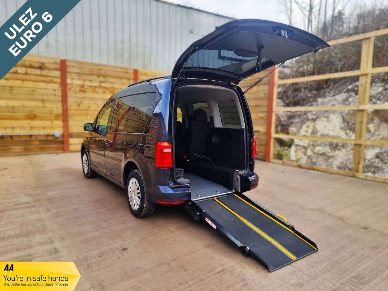 A 2018 VOLKSWAGEN CADDY LIFE 4 Seat Auto Wheelchair Accessible Disabled Access WAV A 2018 VOLKSWAGEN CADDY LIFE 4 Seat Auto Wheelchair Accessible Disabled Access WAV