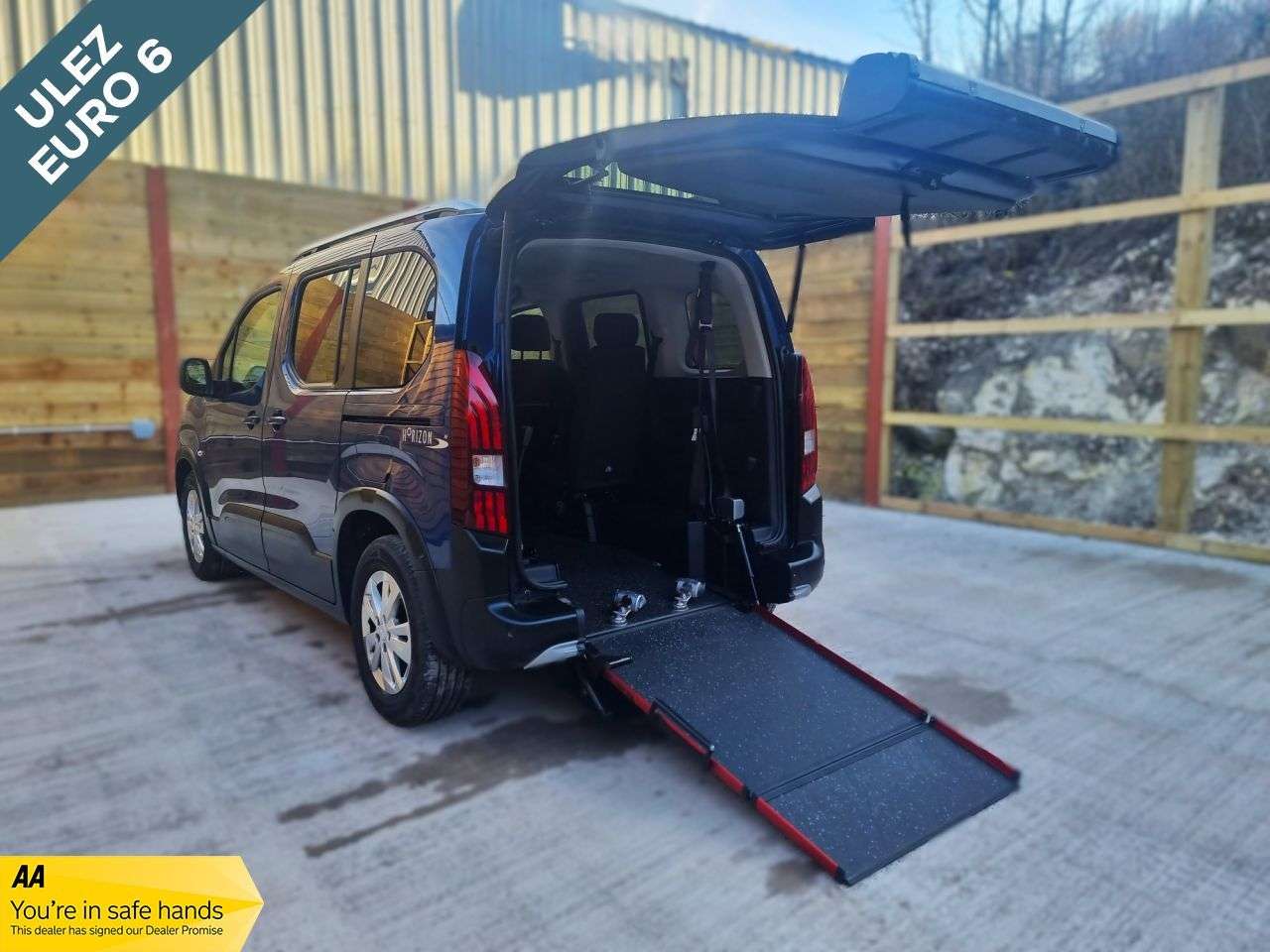A 2019 PEUGEOT RIFTER 4 Seat Auto Wheelchair Accessible Disabled Access Vehicle WAV A 2019 PEUGEOT RIFTER 4 Seat Auto Wheelchair Accessible Disabled Access Vehicle WAV