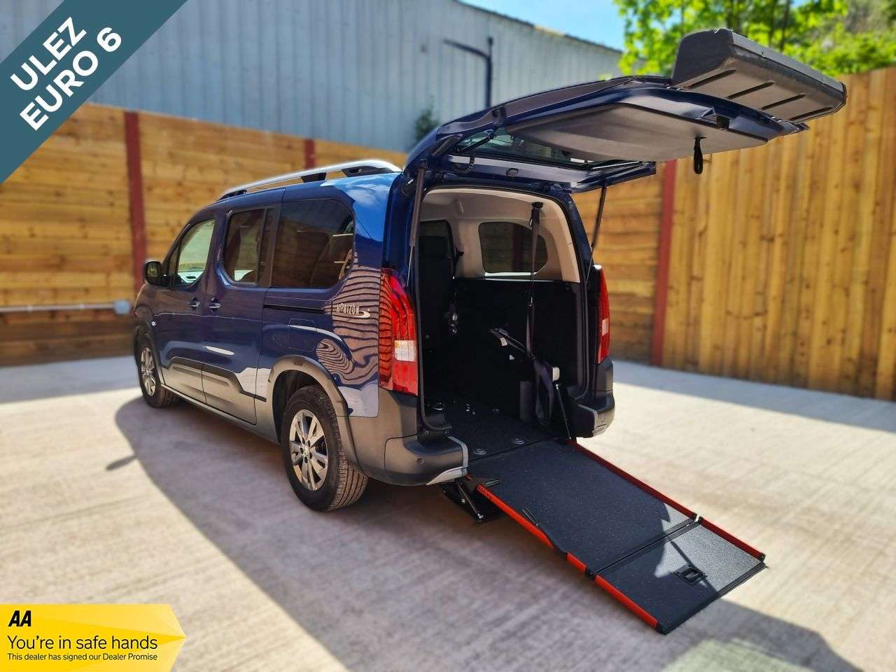A 2022 PEUGEOT RIFTER L2 LWB 4 Seat Petrol Auto Wheelchair Accessible Disabled Access Vehicle WAV A 2022 PEUGEOT RIFTER L2 LWB 4 Seat Petrol Auto Wheelchair Accessible Disabled Access Vehicle WAV