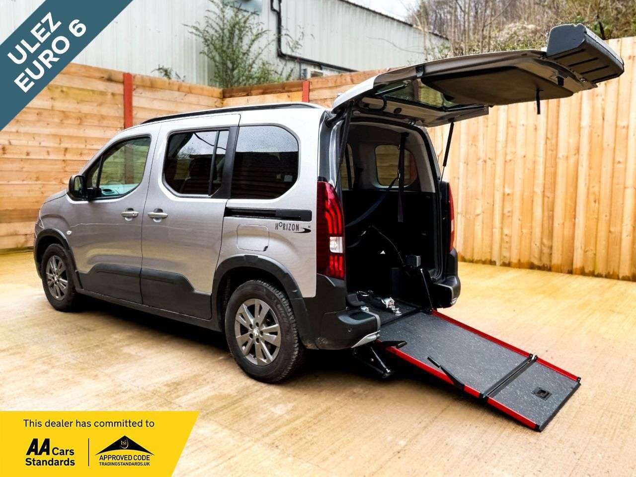 A 2023 PEUGEOT RIFTER 3 Seat Wheelchair Accessible Disabled Access Vehicle WAV A 2023 PEUGEOT RIFTER 3 Seat Wheelchair Accessible Disabled Access Vehicle WAV