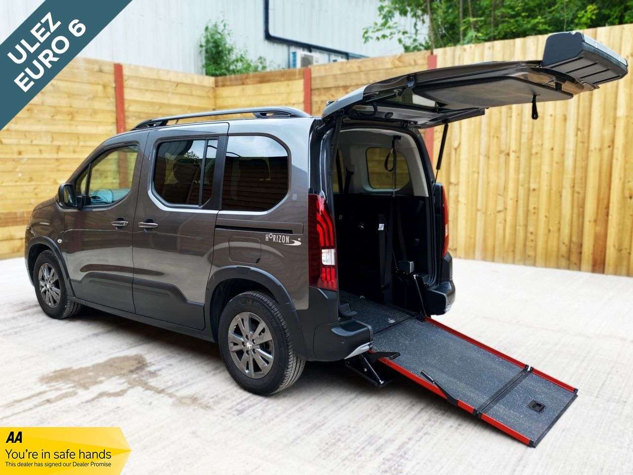 A 2023 PEUGEOT RIFTER 3 Seat Wheelchair Accessible Disabled Access Vehicle WAV A 2023 PEUGEOT RIFTER 3 Seat Wheelchair Accessible Disabled Access Vehicle WAV