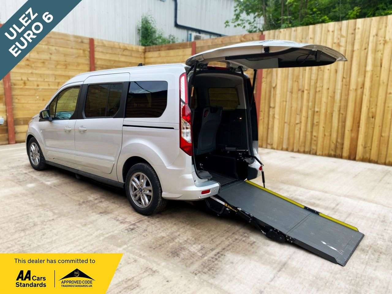 A 2022 FORD GRAND TOURNEO CONNECT Passenger Up Front or Driver Transfer Wheelchair Accessible Vehicle WAV A 2022 FORD GRAND TOURNEO CONNECT Passenger Up Front or Driver Transfer Wheelchair Accessible Vehicle WAV
