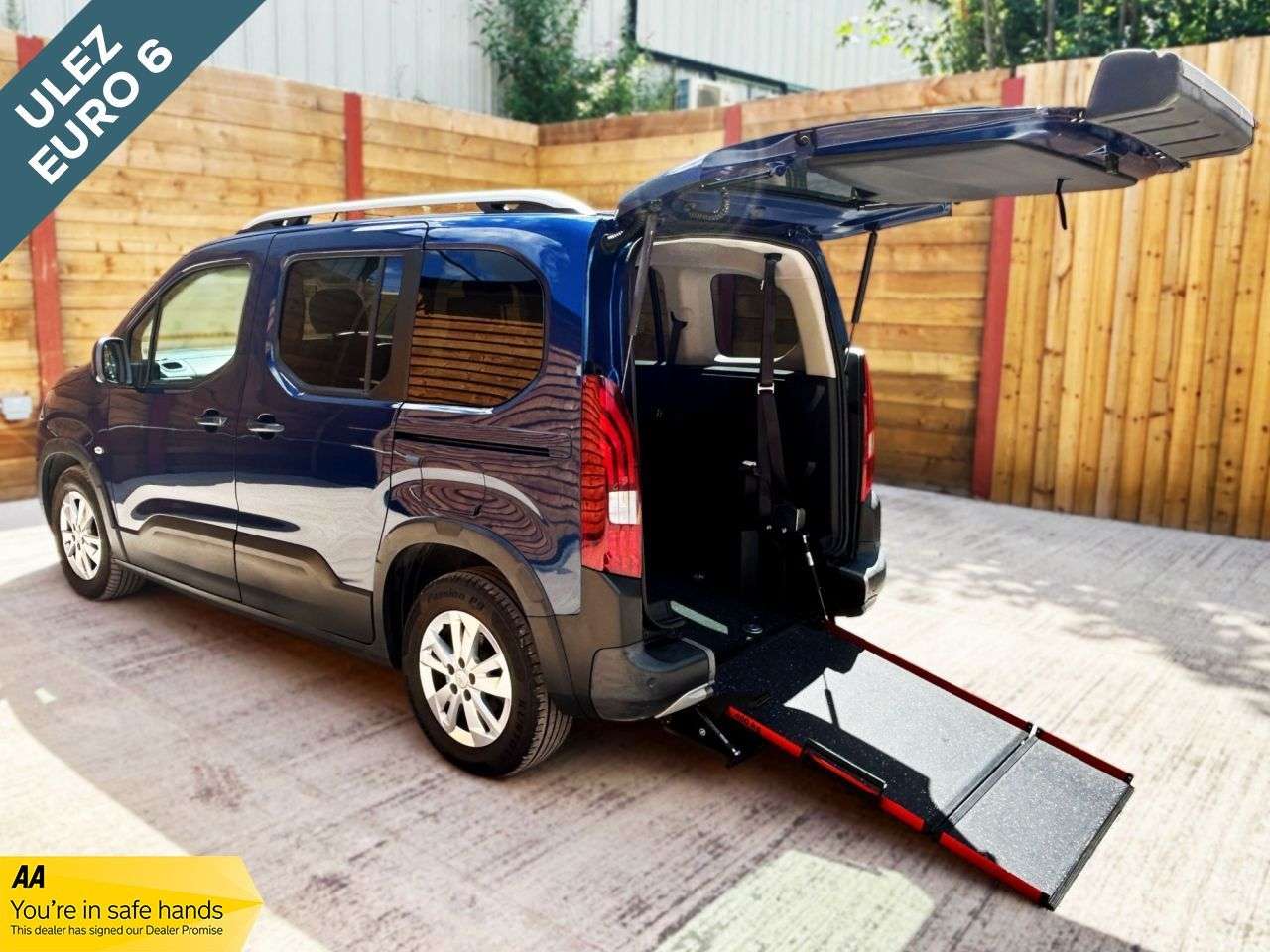 A 2019 PEUGEOT RIFTER 3 Seat Auto Wheelchair Accessible Disabled Access Vehicle WAV A 2019 PEUGEOT RIFTER 3 Seat Auto Wheelchair Accessible Disabled Access Vehicle WAV