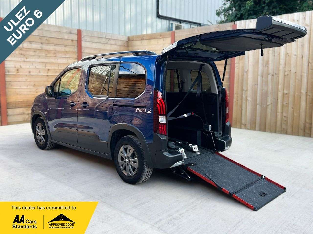 A 2023 PEUGEOT RIFTER 3 Seat Auto Wheelchair Accessible Disabled Access Vehicle WAV A 2023 PEUGEOT RIFTER 3 Seat Auto Wheelchair Accessible Disabled Access Vehicle WAV
