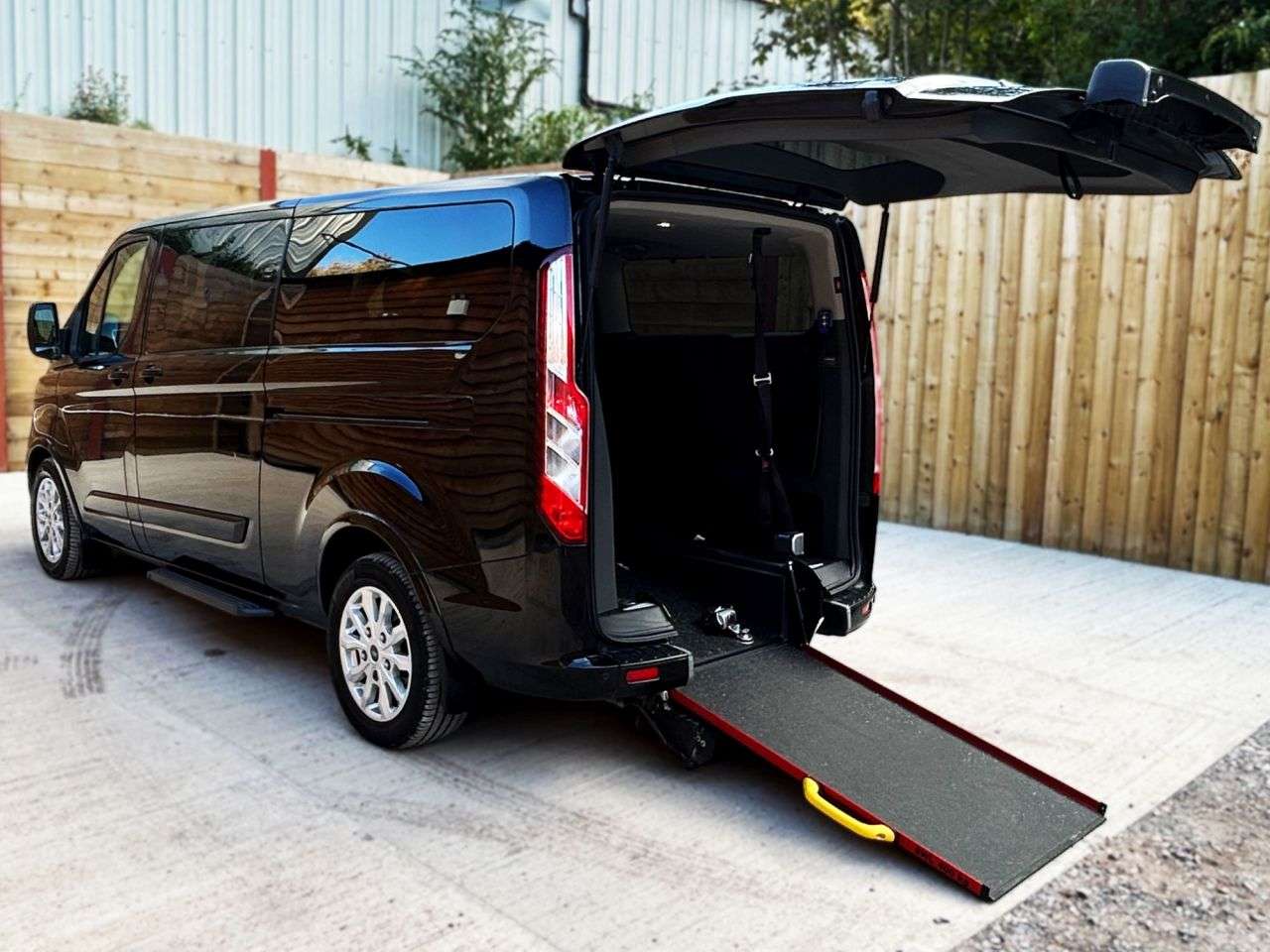 A 2019 FORD TOURNEO CUSTOM L2 LWB 5 Seat Twin Wheelchair Accessible Disabled Access Vehicle WAV A 2019 FORD TOURNEO CUSTOM L2 LWB 5 Seat Twin Wheelchair Accessible Disabled Access Vehicle WAV