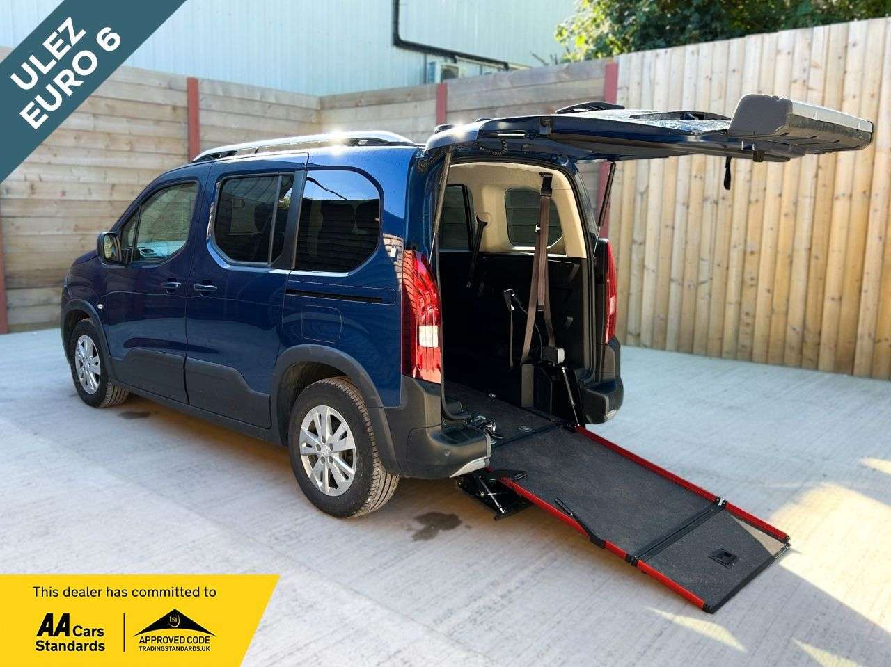 A 2021 PEUGEOT RIFTER 3 Seat Petrol Auto Wheelchair Accessible Disabled Access Vehicle WAV A 2021 PEUGEOT RIFTER 3 Seat Petrol Auto Wheelchair Accessible Disabled Access Vehicle WAV